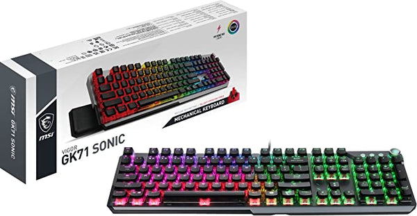 MSI Vigor GK71 Sonic US Mechanical RGB Gaming Keyboard