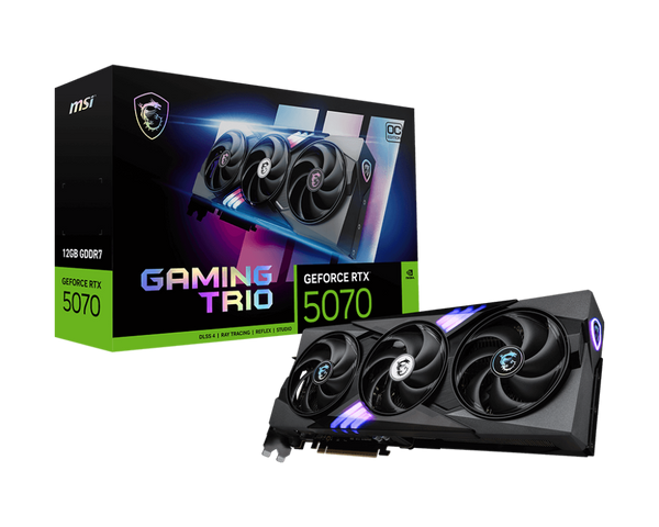 Graphics Nvidia MSI RTX5070 12G GAMING TRIO OC
