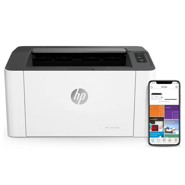HP 107W PRINT ONLY/PRINT SPEED UPTO 20PPM/WIRELESS/PRINT WITHOUT ROUTER USING DIRECT WIFI