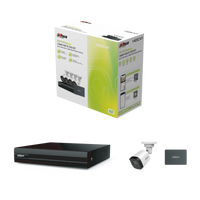 Dahua KIT/XVR1B04-I-SSD(512G) KIT: 4CH S-XVR with 4×1080P HDCVI Bullet Cameras