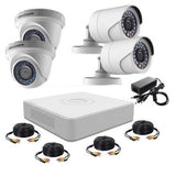 HIKVISION DS-J1421(STD)/7104HQ 4 Cameras Analogue kit with 4-ch DVR