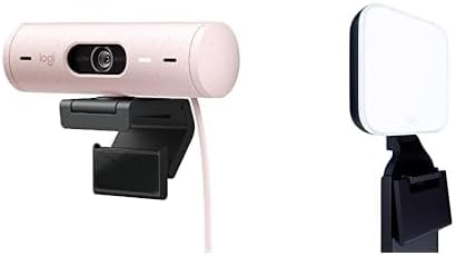 Logitech BRIO 500 HD Webcam - USB- rose