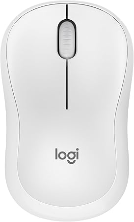 Logitech M240 Silent Bluetooth Mouse, Wireless, Compact, Portable, white