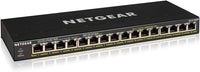 16-Port Gigabit Ethernet Unmanaged PoE+ Switch with FlexPoE