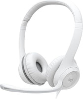 Logitech H390 USB Computer Headset - Off White