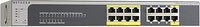 16-Port Gigabit Smart Managed Pro PoE+ Switch with 2 SFP Ports ProSafe
