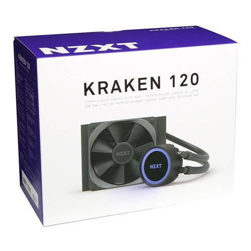 NZXT Kraken 120MM RGB Liquid Cooler Cooling System(CS-NZXT KR-120)