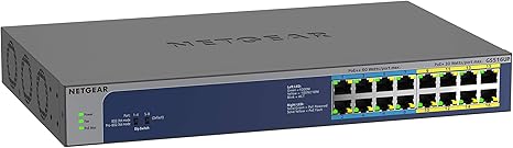 24-Port Gigabit Ethernet High-Power PoE+ Unmanaged Switch (300W)