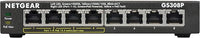 Netgear 8-Port GB POE Switch FANLESS, GS308P-100PES