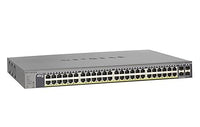 48-RJ45-Port Gigabit Full PoE+ Smart Switch with 4 additional SFP option - PoE budget @ 760Watts. Insight enabled- ProSafe™ (Supported Modules: AGM731F, AGM732F)