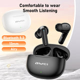 AWEI T71 Wireless Earbuds, Bluetooth Earbuds with Mic, Headphones IPX6 Waterproof