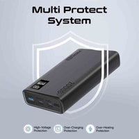 BLACK 20000mAh COMPACT SMART POWERBANK 20W DUAL USB-C PROMATE