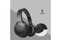 Promate Bluetooth Headphone, Over-Ear Deep Bass Wired/Wireless Headphone with Long Paytime, Hi-Fi Sound, Built-In Mic, On-Ear Controls