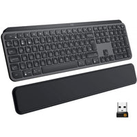 LOGITECH MX KEYS ADVANCED WIRELESS ILLUMINATED KEYBOARD WITH PALM REST