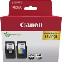 Canon PG-460 Black and CL-461 Colour Ink Cartridge Multipack