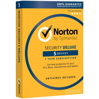 NORTON SECURITY DELUXE AF 1 USER 5 DEVICE 1 Year