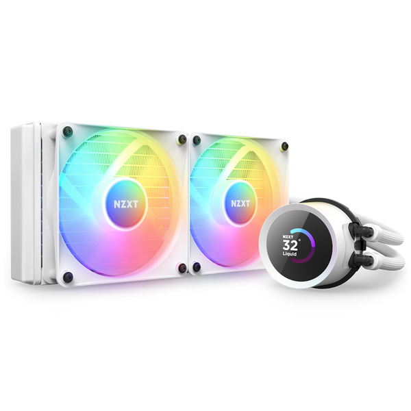 CS-NZXT-240MM-WT] Cooling System White RGB With Controller