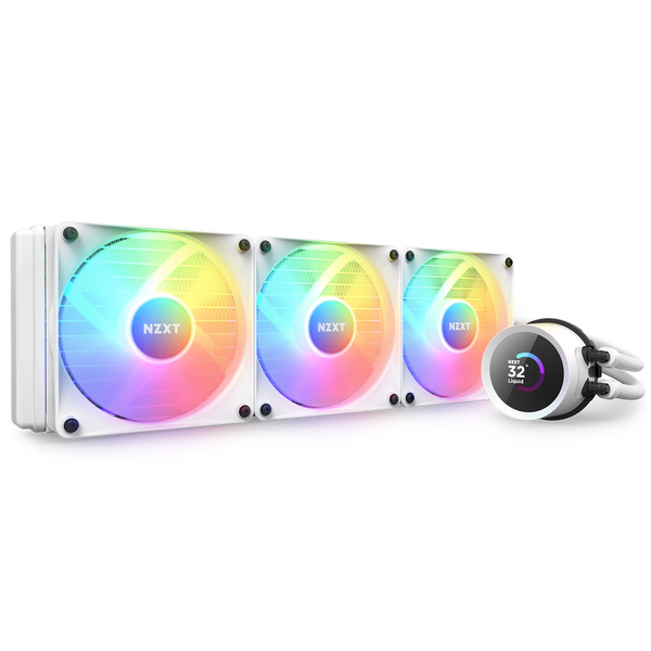 Cooling System NZXT Kraken 360mm White RGB With Controller