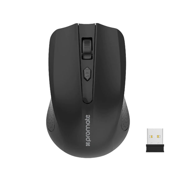 Promate 2.4GHz Wireless Ergonomic Optical Mouse | Clix-8