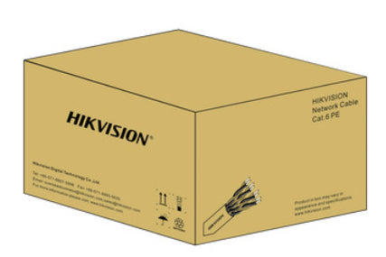 Hikvision UTP CAT6 Outdoor 23AWG 305M Black Roll