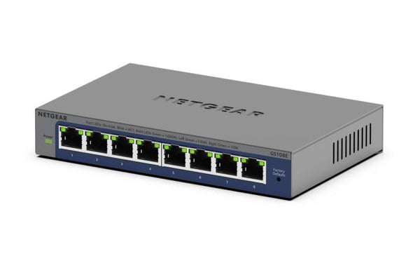 8-Port Gigabit PLUS Desktop Switch Prodsafe ProSafe