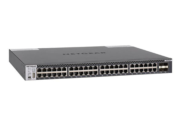 M4300-48X (XSM4348CS) 48x10G and 4xSFP+ (shared) - IT Core & AV-over-IP Stackable Managed Switch