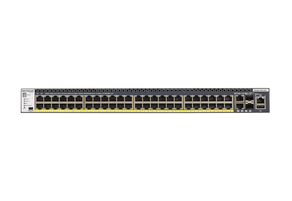 M4300-52G-PoE+ (GSM4352PB) 48x1G PoE+ 591W, 2x10G, 2xSFP+ Stackable Managed Switch