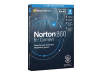 NORTON 360 FOR GAMERS 1 USER 3 DEVICES 50GB AF CLOUD BACKUP 1 YEAR SUB