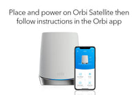 NETGEAR Orbi RBS750 Tri-band Mesh WiFi 6 Add-on Satellite - AX4200 (Satellite Only)
