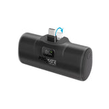 Promate PowerUp-C 5000mAH 20W Ultra-Compact Fast Charging Power Bank In-Built Foldable USB-C Connector