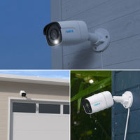 P340 Caméra PoE Intelligente 12MP à Projecteur