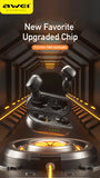 AWEI T13 Pro Stereo Wireless Earbuds BT Sports Earphones