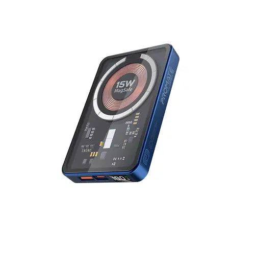 Promate TRANSPACK-5.BLACK Magnetic Wireless Power Bank