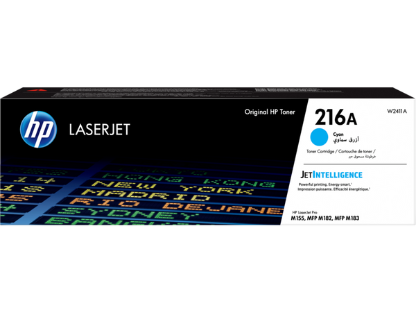 PREMIUM QUALITY LASER TONER 216A CYAN WITHOUT CHIP