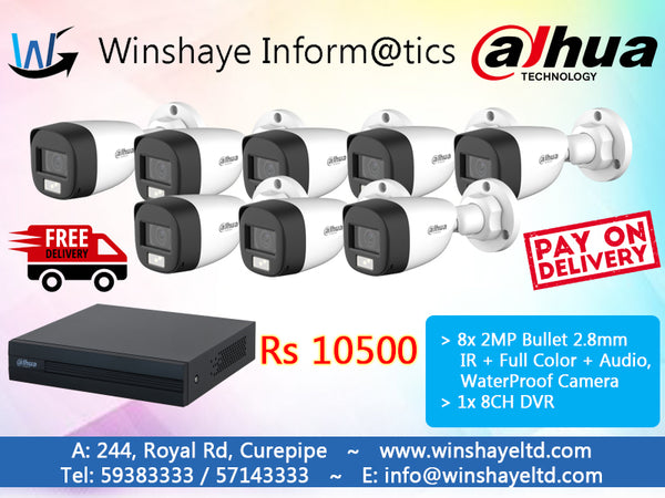 DAHUA 8 Camera CCTV KIT 2MP