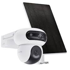 EZVIZ HB90 Battery-Powered Pan Bundle with Solar Panel NEW 2K+ 4 MP