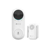 EZVIZ CS-DB2C KIT WIRE-FREE VIDEO DOORBELL WITH CHIME RECHARGEABLE BATTERY