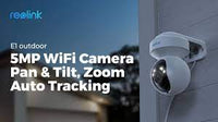 Reolink E1 Outdoor WiFi Security Camera, 5MP HD PTZ Cam