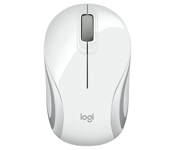 Logitech M187 Wireless Mini Mouse - White