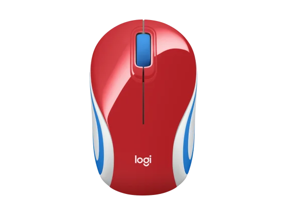 Wireless Ultra Portable M187 red