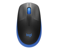 M190 Full-Size Wireless Mouse bleu