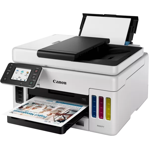 Canon MAXIFY GX6040 CISS 3 in 1, A4 MFP, Print Copy, and Scan, WiFi, Ethernet, 50 Sheets ADF, Auto Duplex