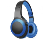 Promate Bluetooth Headphone-Hi-Fi Sound, Built-In Mic- MicroSD Card Slot and AUX Port, LaBoca Blue
