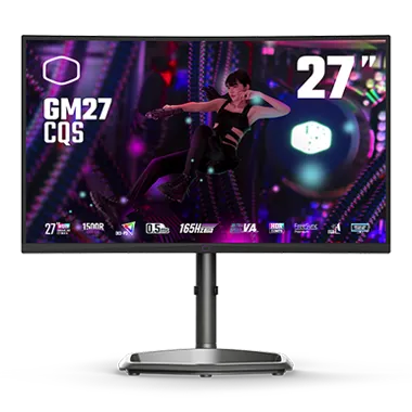 Cooler Master Monitor 27''WQHD 170Hz 1500R VA  EU+UK (CMI-GM27-CQS-EK)