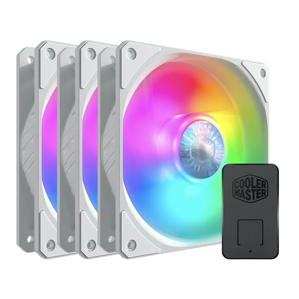 Fan Cooler Master SickleFlow 120 ARGB 3 in 1 White Edition (MFX-B2DW-183PA-R1)