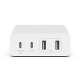 Belkin BoostCharge Pro 4-Port GaN Charger 108W USB-C WHT 2M CORD (UK Plug)