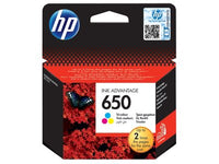 HP 650 Tri-color Original Ink Advantage Cartridge - Winshaye Informatics