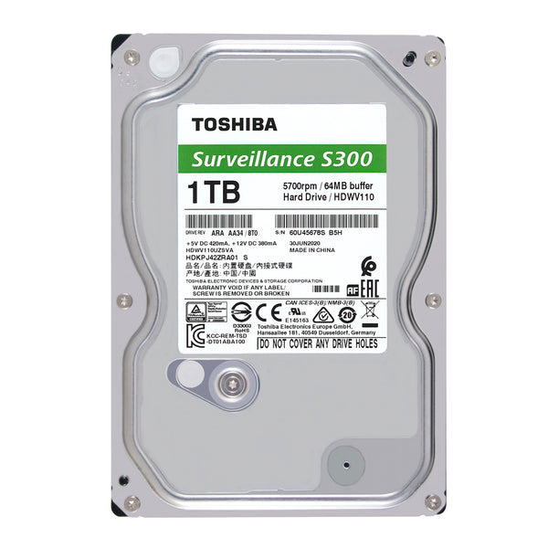 Toshiba S200 1TB Surveillance Hard Disk
