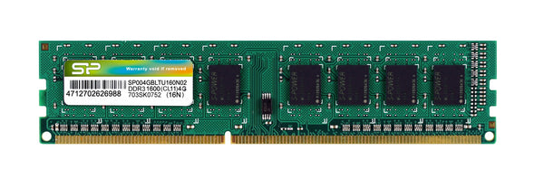 Silicon Power 4GB DDR3 1600MHz PC3-12800 Desktop Memory Module